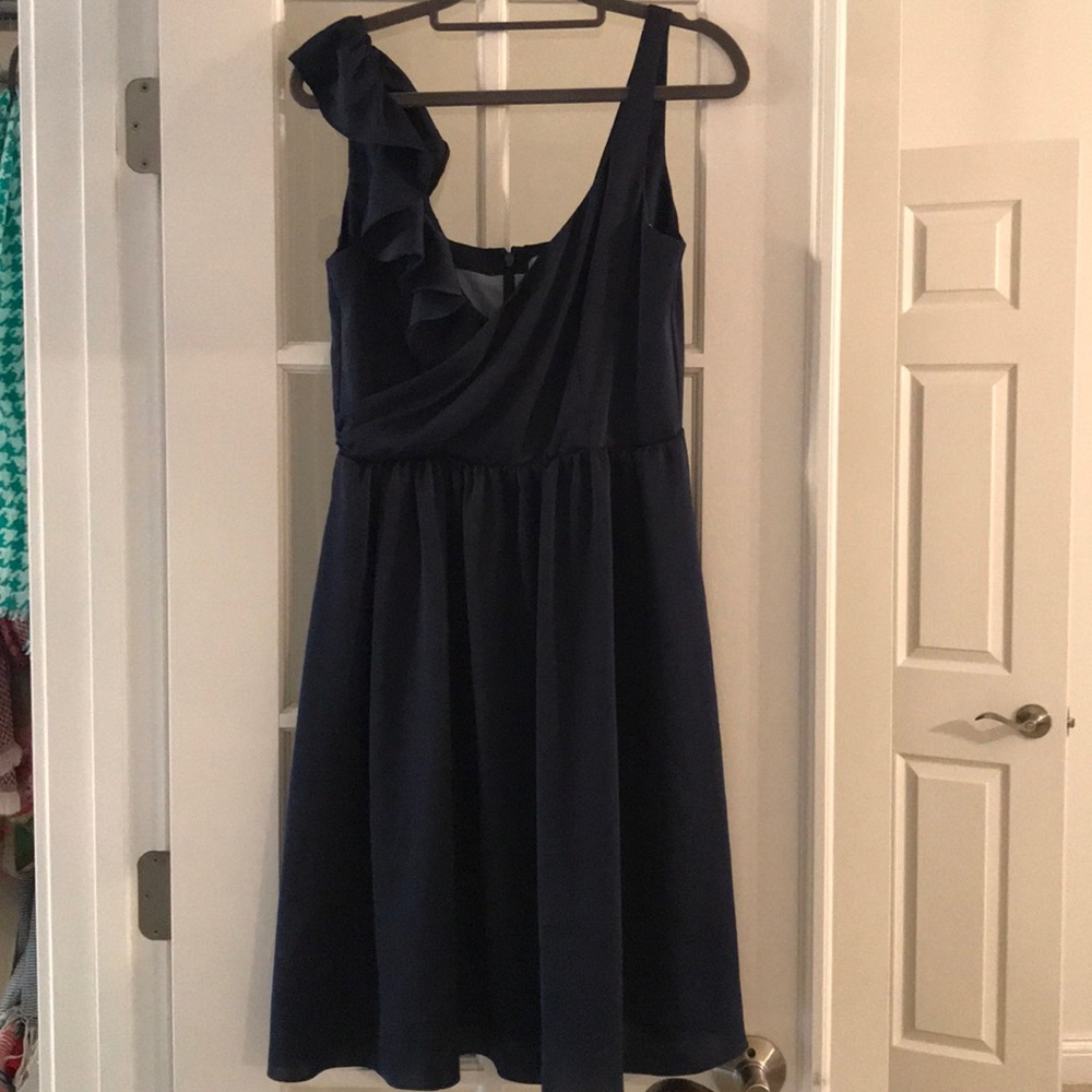 Marc New York Andrew Marc navy silk dress